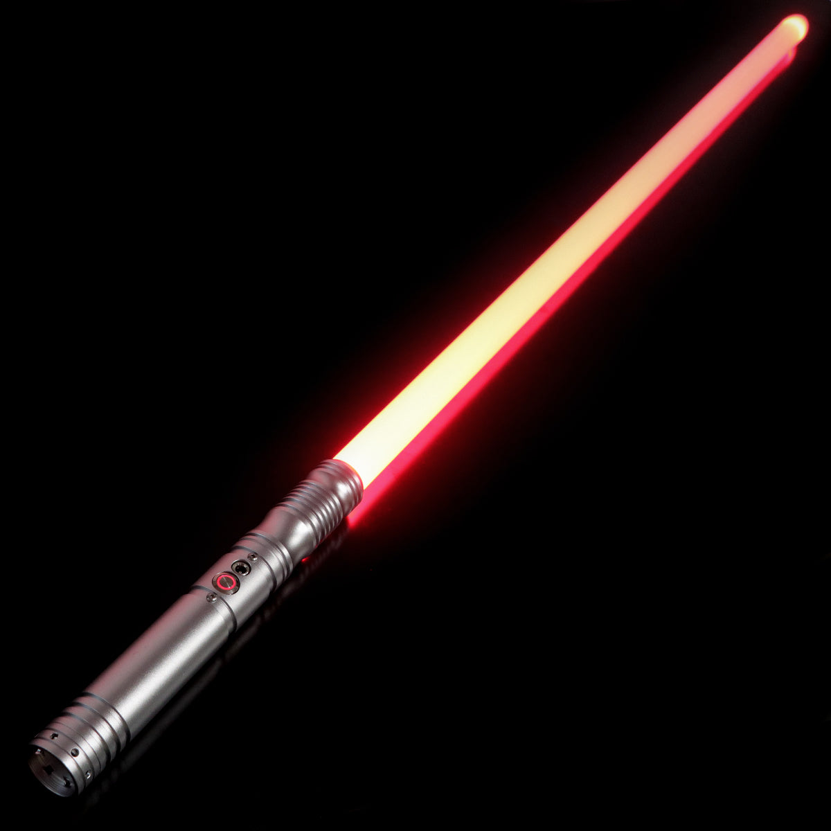 Staccato Mk II Smooth Swing - Metal Saber Heavy Duty Sabre RGB Colours LED 9 Sound Fonts 112cm