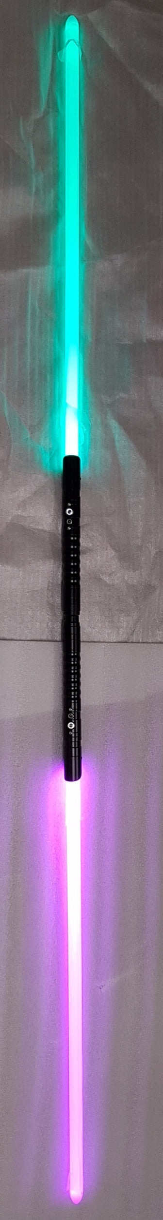 202cm Metal Double blade Saber Staff 11 Colour 3 Sound Fonts