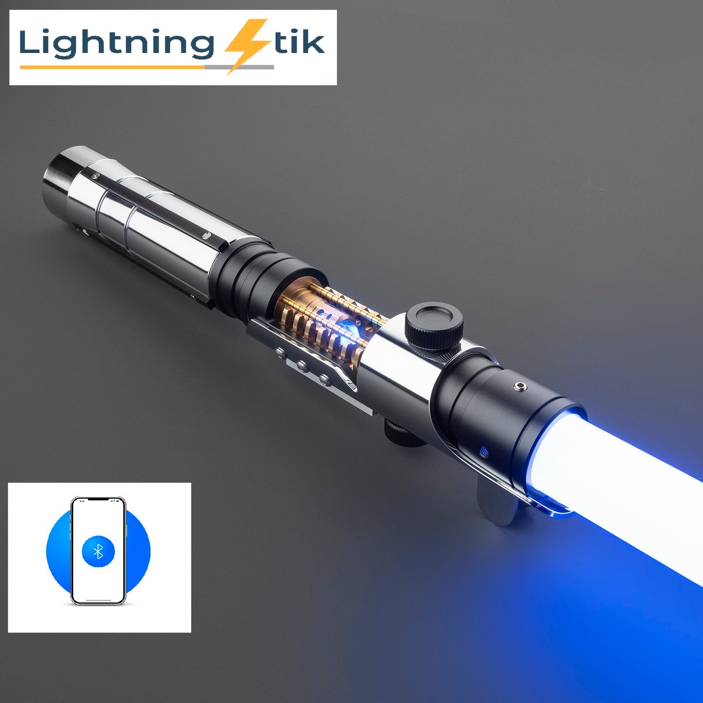 SK-01 NEO LED Pixel Metal Saber Smooth Swing Xenopixel V3 34 Fonts Bluetooth