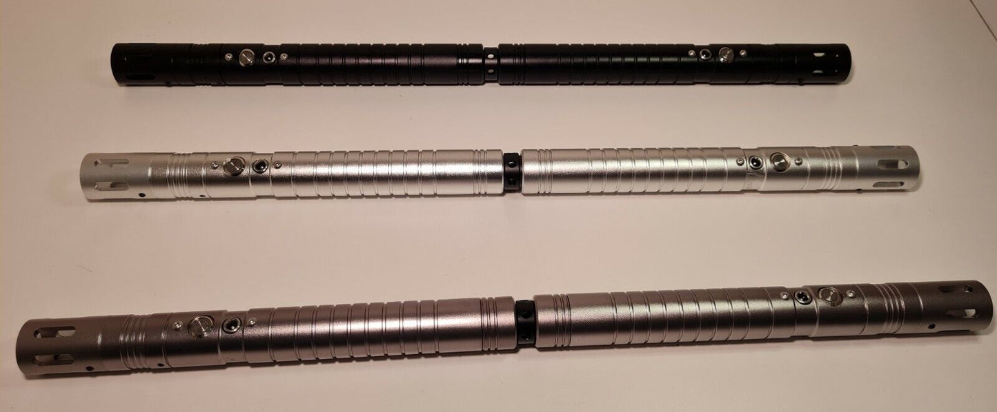 Lightning Ball - 202cm Metal Double blade Saber Staff 11 Colour 3 Sound Fonts