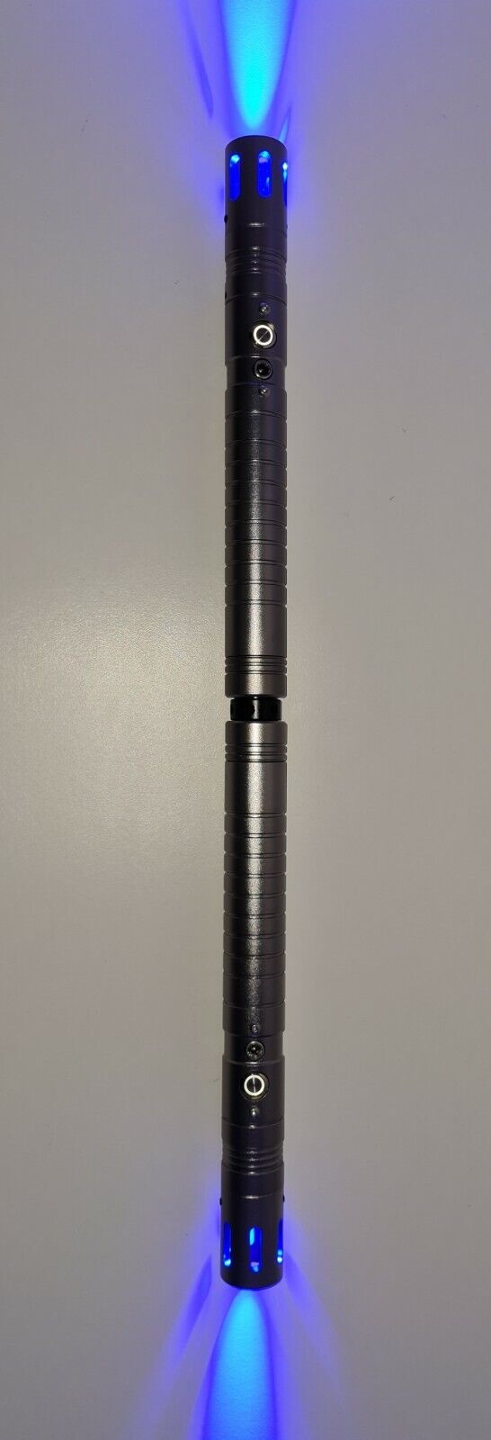 Lightning Ball - 202cm Metal Double blade Saber Staff 11 Colour 3 Sound Fonts