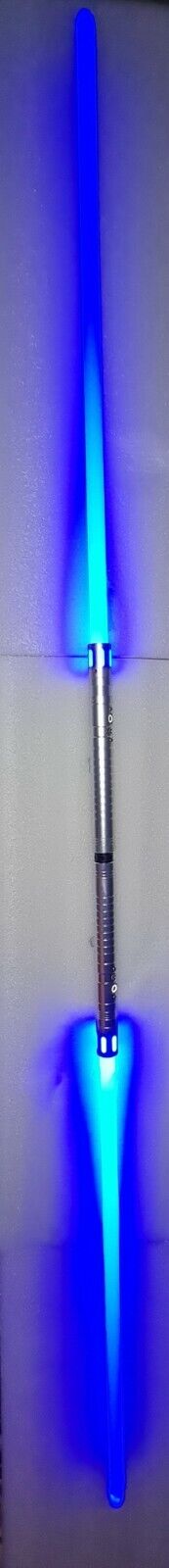 Lightning Ball - 202cm Metal Double blade Saber Staff 11 Colour 3 Sound Fonts