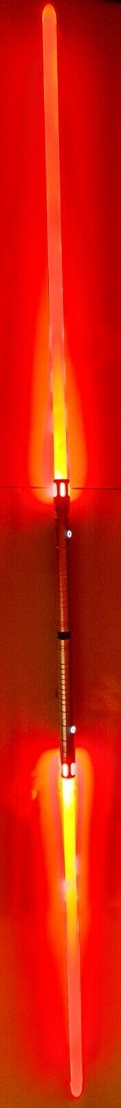 Lightning Ball - 202cm Metal Double blade Saber Staff 11 Colour 3 Sound Fonts