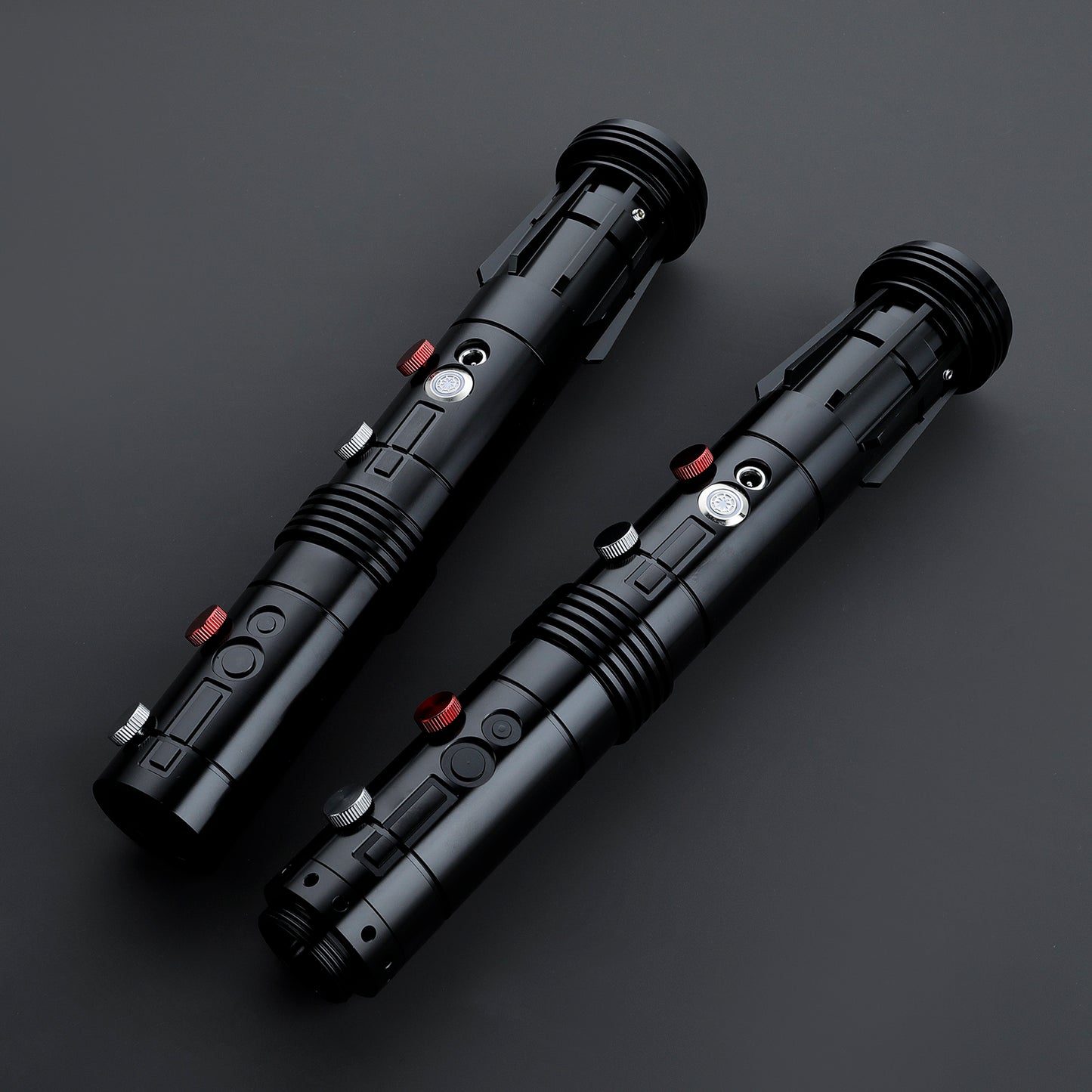 Realistic Metal Saber Neo LED-Pixel Bluetooth Double Blade Staff Saber - 34 Sound Fonts