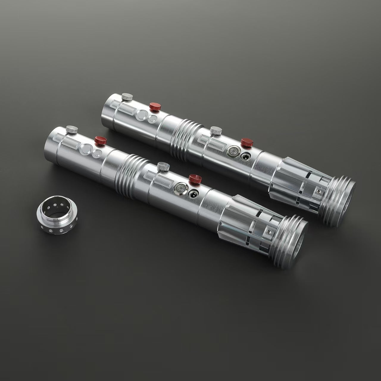 Realistic Metal Saber Neo LED-Pixel Bluetooth Double Blade Staff Saber - 34 Sound Fonts