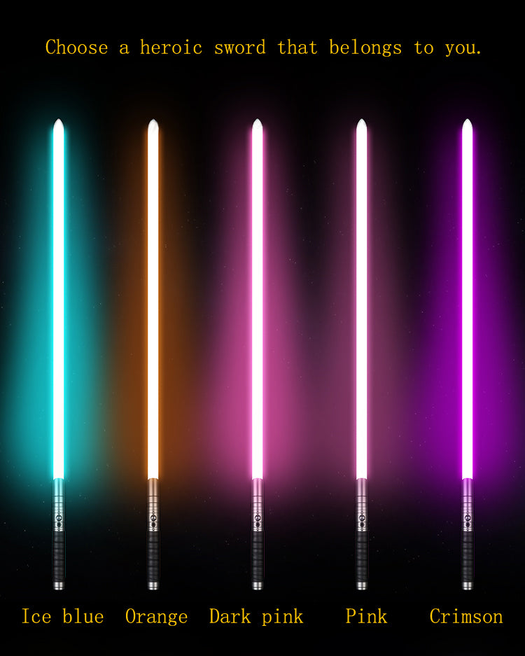 Staccato Stik  - 100cm Metal Saber Heavy Duty Blade 11 Colours 3 Sound Fonts