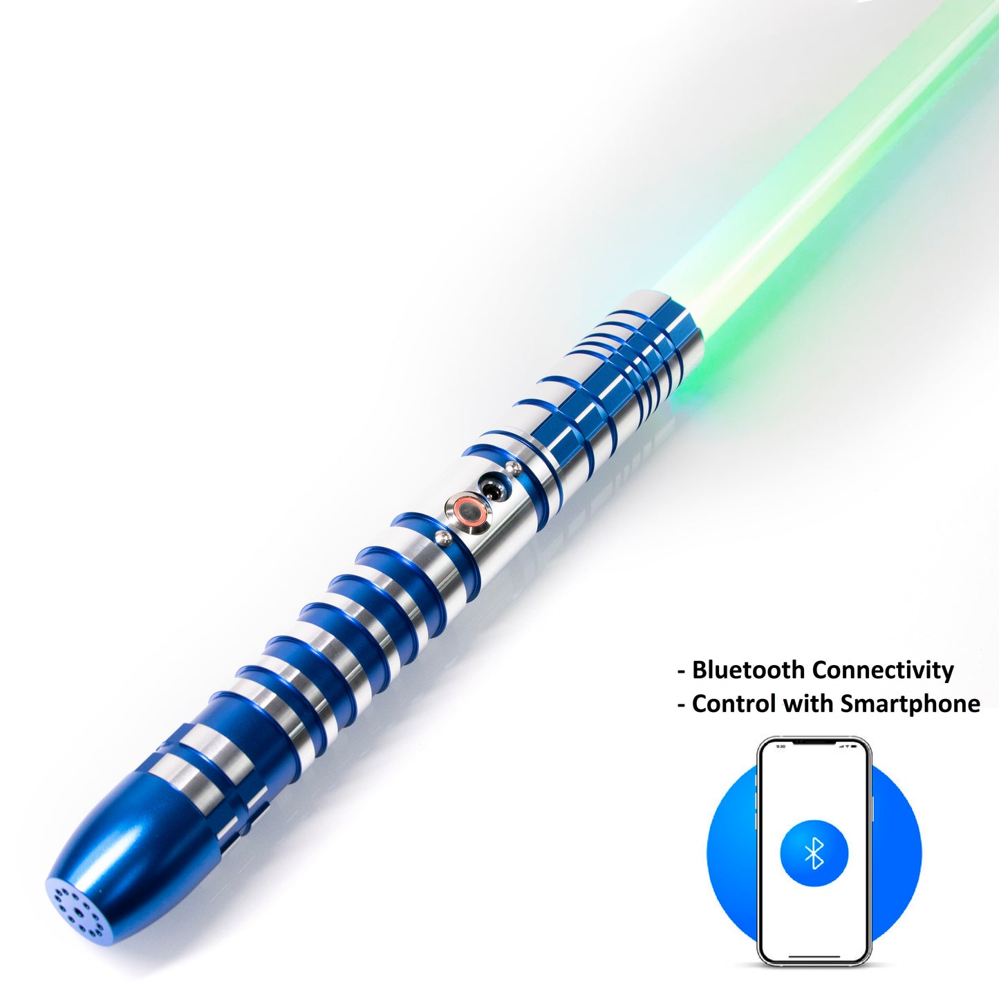 Superbolt Mk II Neo LED Pixel - 115cm Metal Saber Heavy Duty Sabre Infinite Colours LED-Pixel 21 Sound Fonts Custom Sound Font
