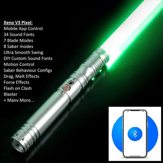 Staccato Mk II NEO LED Pixel Xeno V3 Bluetooth - 34 Sound Fonts 112cm