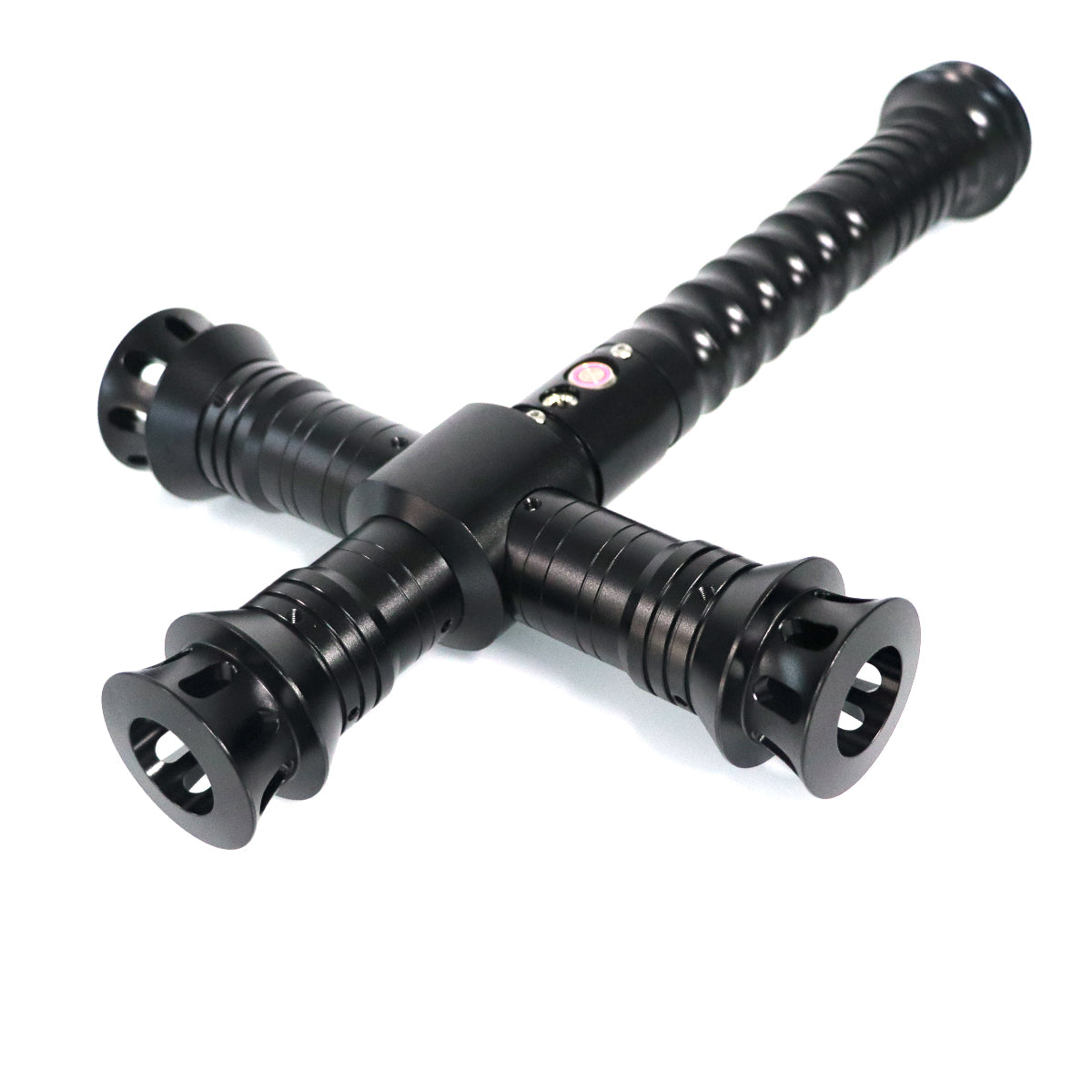 Sparky Cross - Metal Saber Cross Guard Heavy Duty Red Blade 5 Sound Fonts