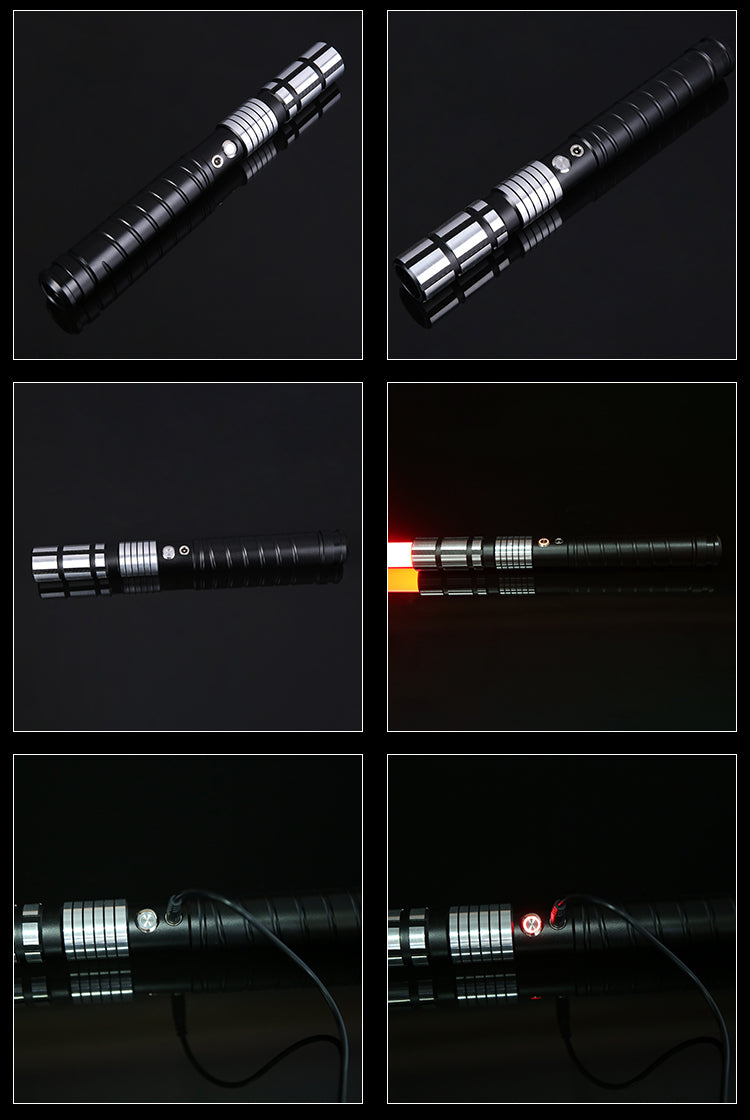 Superbolt Mk1 - 103cm Metal Saber Heavy Duty Sabre 11 Colours 5 Sound fonts