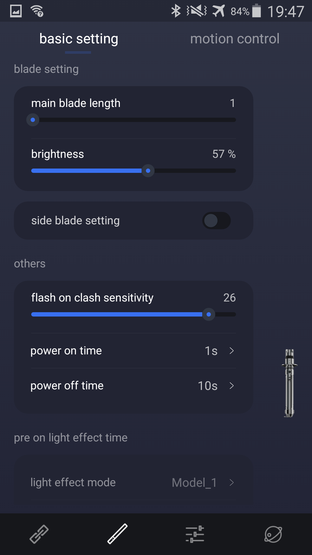 Super Charge Neo LED Pixel Bluetooth - Metal Saber Heavy Duty Sabre 34 Sound Fonts 115cm