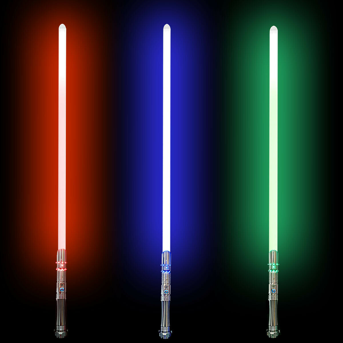 Super Charge - Metal Saber Heavy Duty Sabre 5 Sound Fonts Base-lit Blade