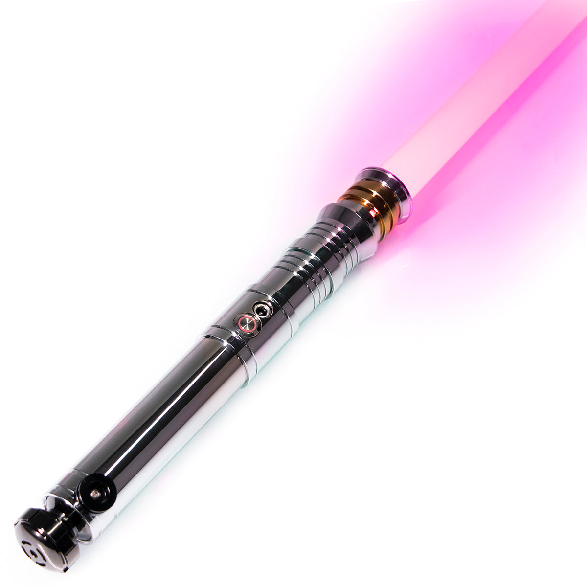 Realistic Metal Saber 114cm Base-lit or Neo LED-pixel 21 Sound Fonts Smooth Swing