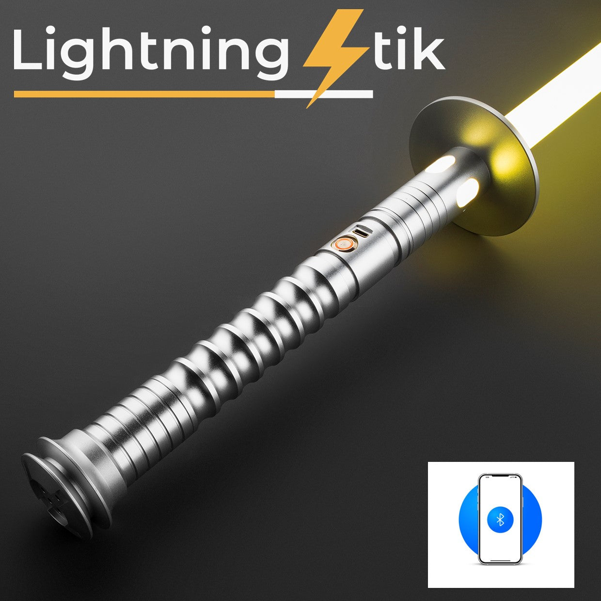 Lightning Flash - NEO LED Pixel Metal Saber Smooth Swing Xenopixel V3 34 Fonts Bluetooth