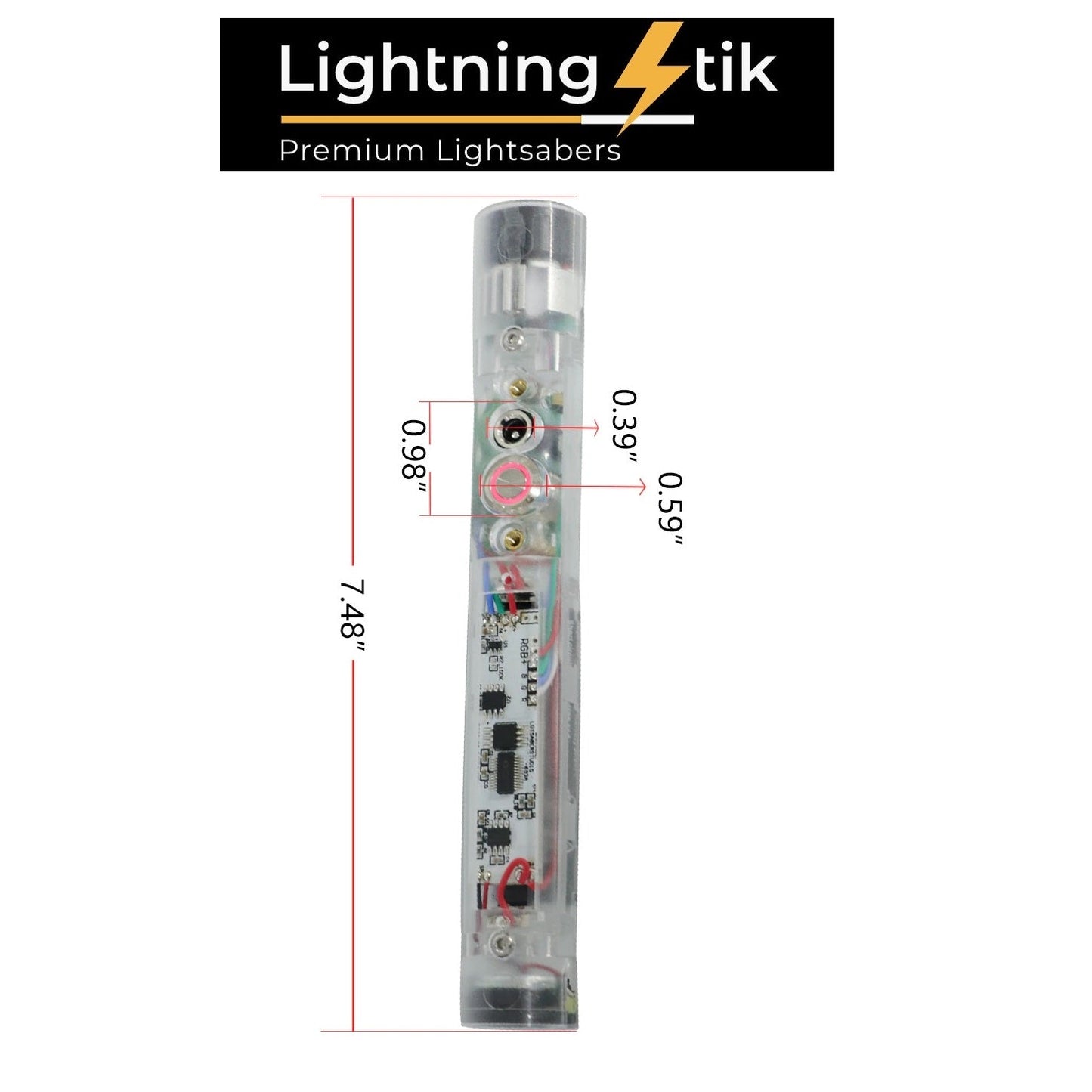 Light saber sound card board electronics kit smooth swing lightning stik