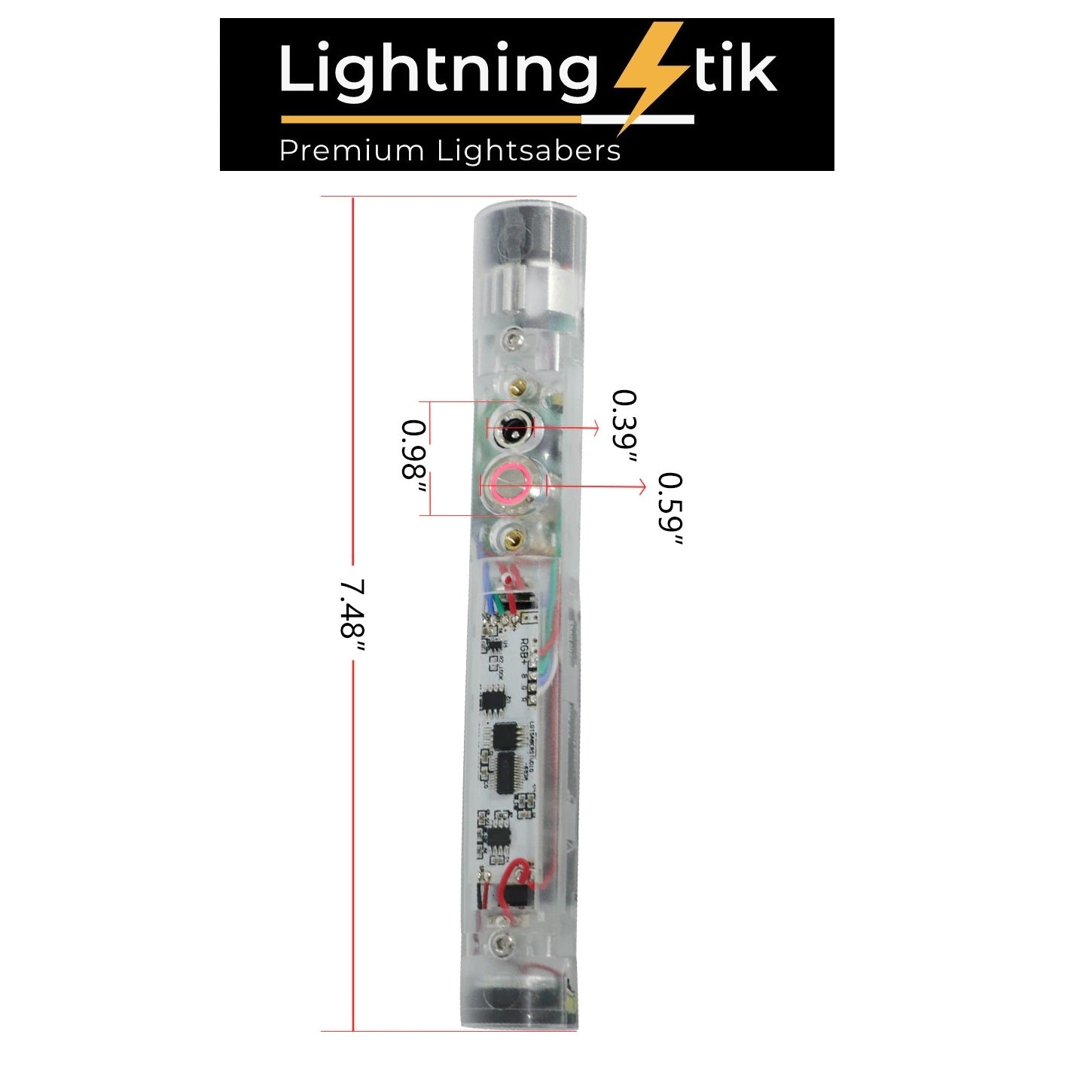 Light saber sound card board electronics kit smooth swing lightning stik