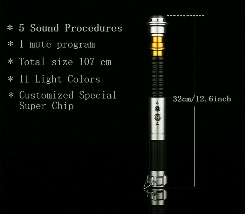 Rocket Mk 1 - Metal Saber Combat Training Durable 11 colours 5 sound fonts